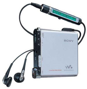 Сверхтонкий Hi-MD Walkman с диском 1Gb "Sony MZ-RH1"